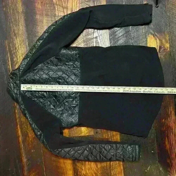 ATHLETA Black Fleece Extra Long Pullover Jacket - Picture 8 of 10